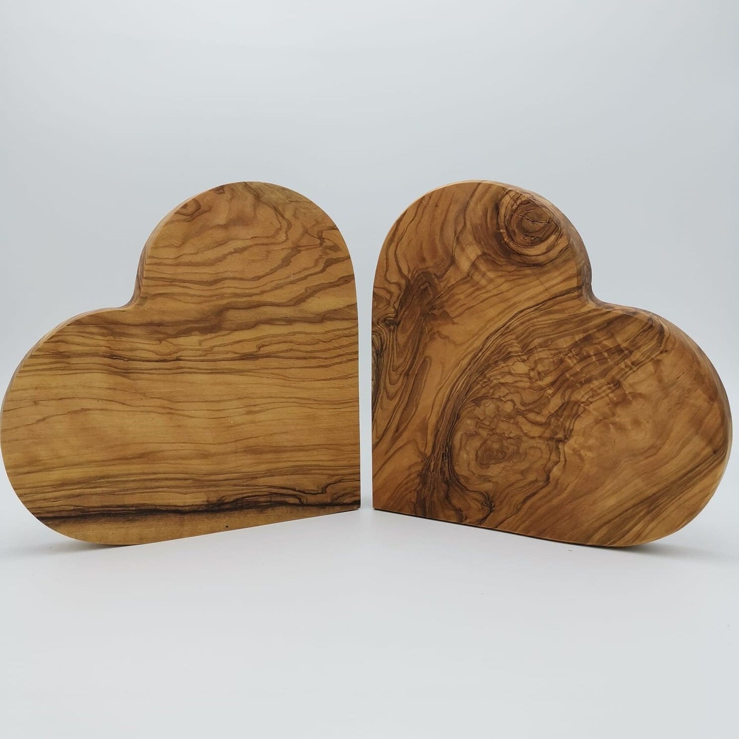 Personalisiertes Olivenholz-Herz ca. 19 cm