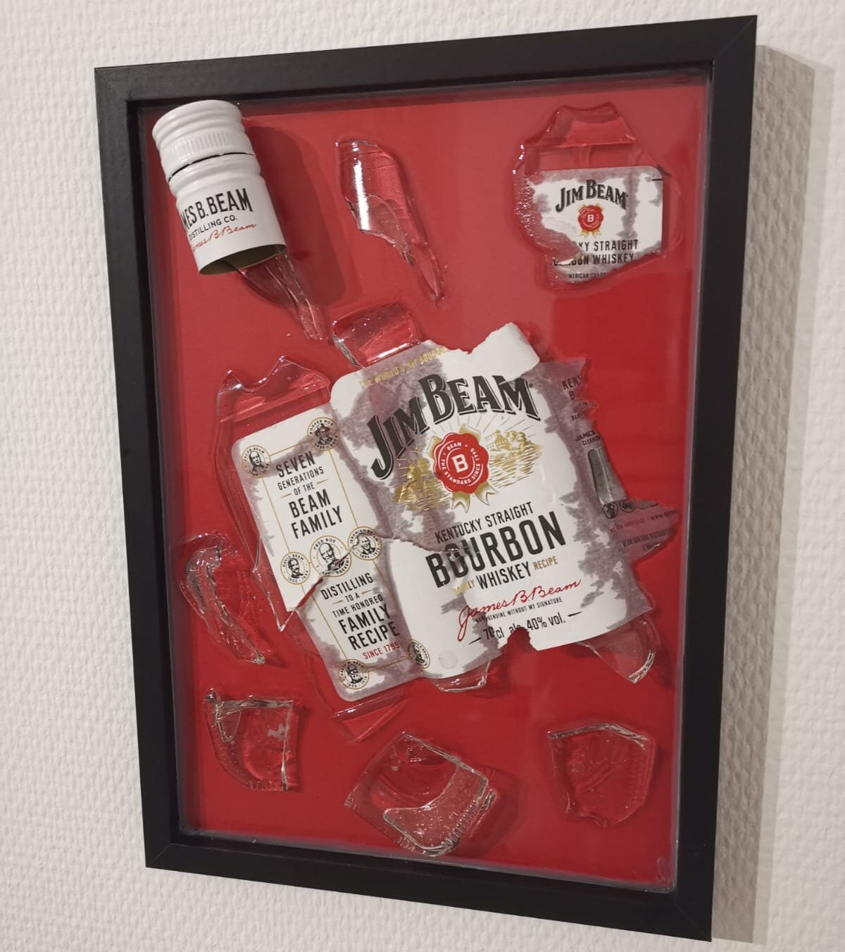 Zerbrochene Flasche