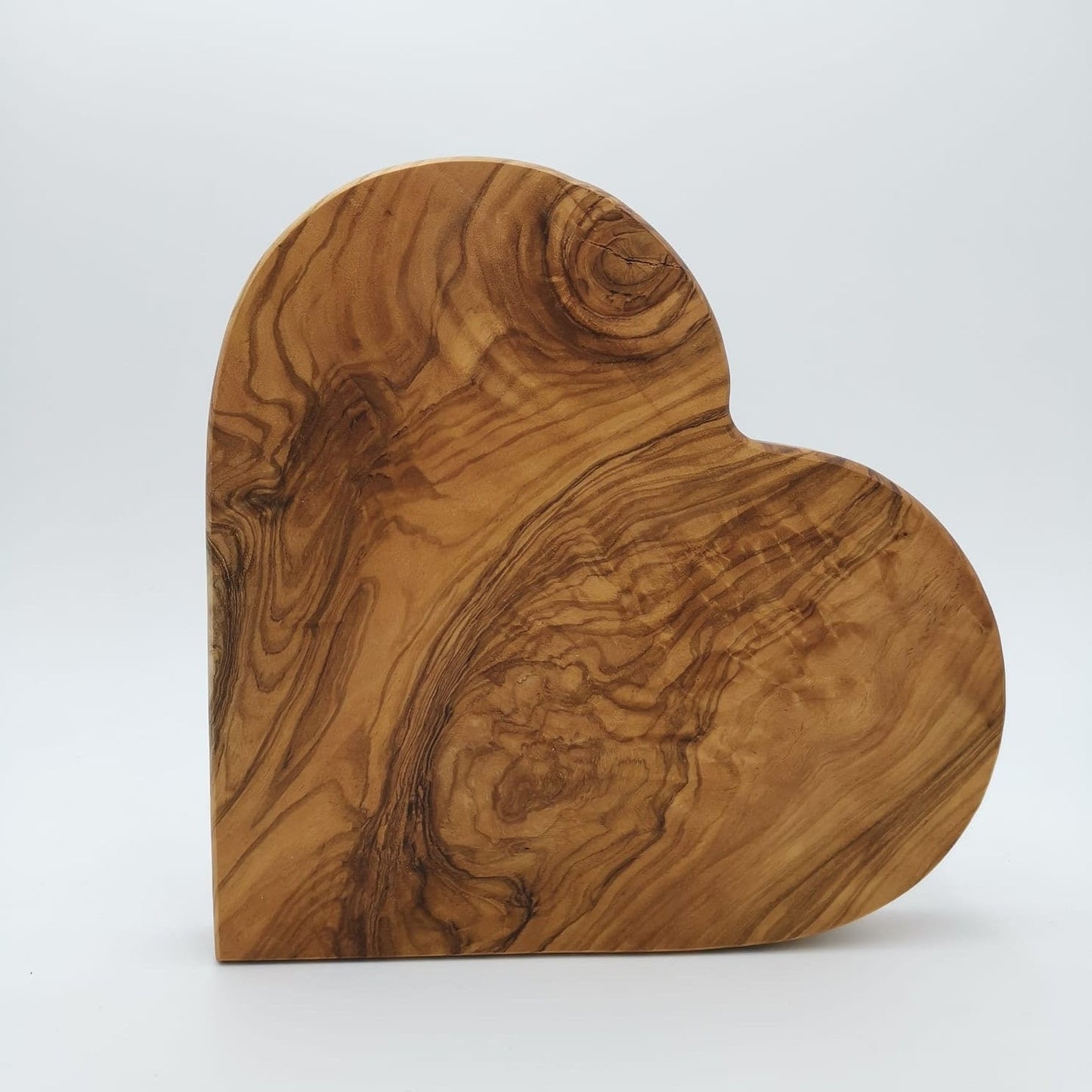 Personalisiertes Olivenholz-Herz ca. 19 cm