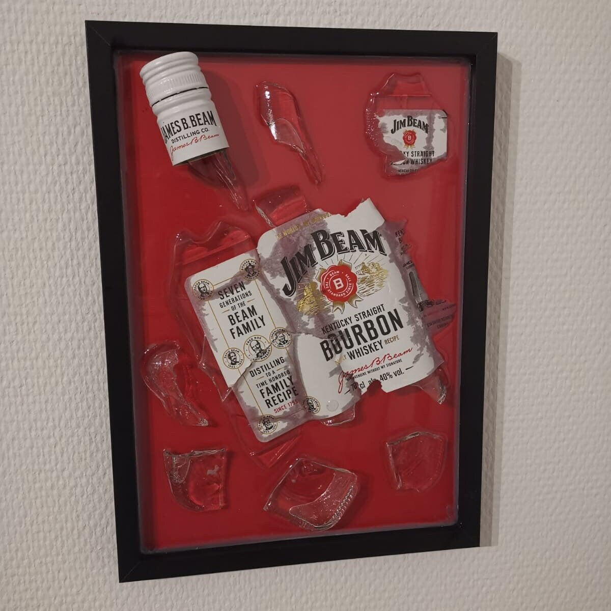 Zerbrochene Flasche