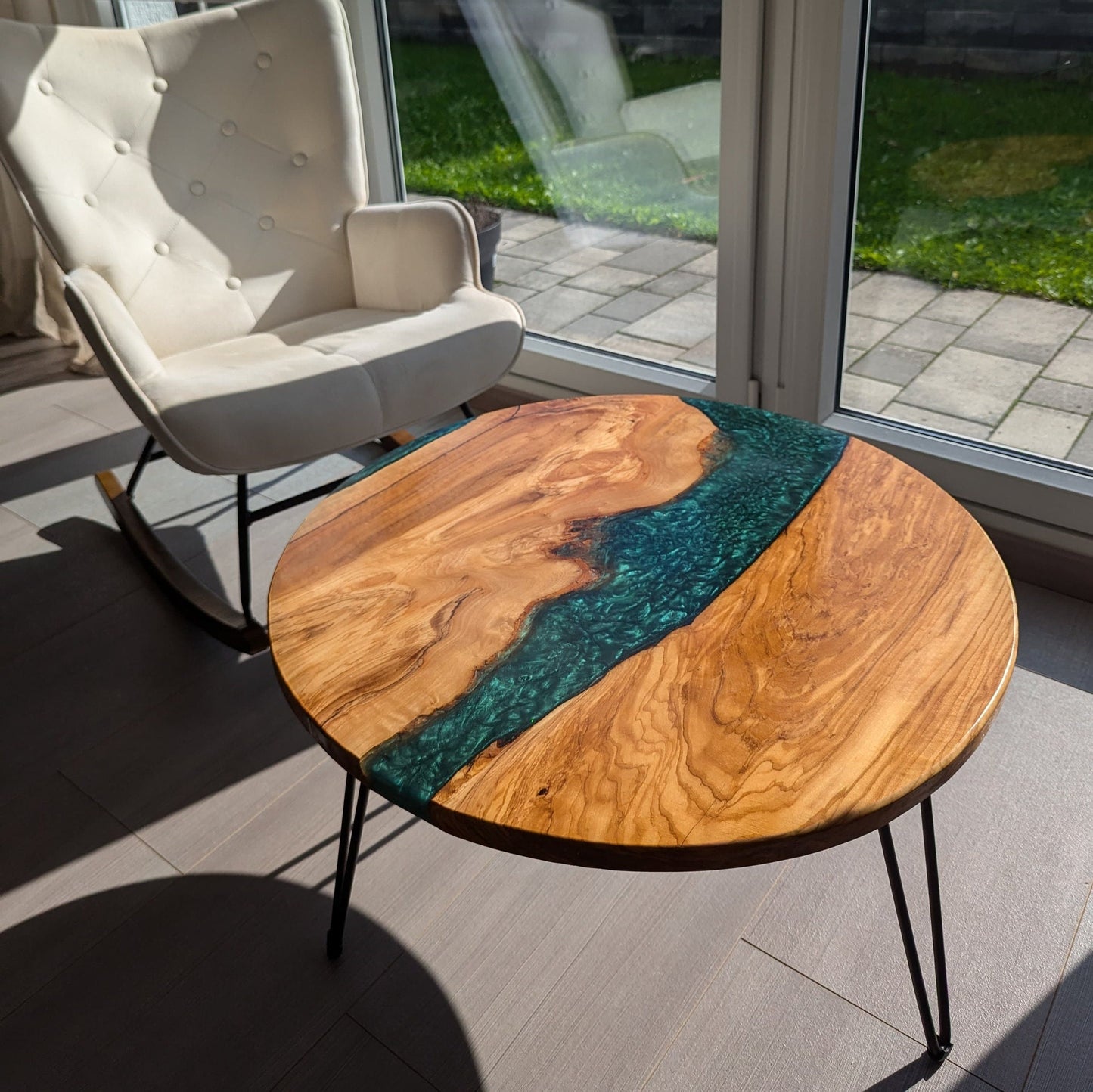 Epoxid Couchtisch