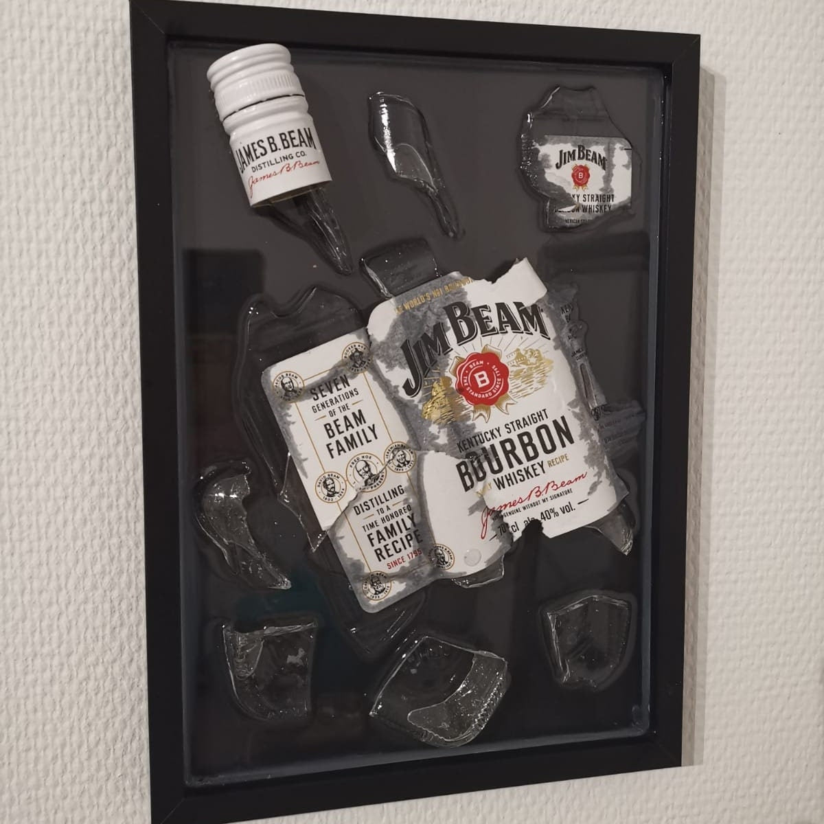 Zerbrochene Flasche