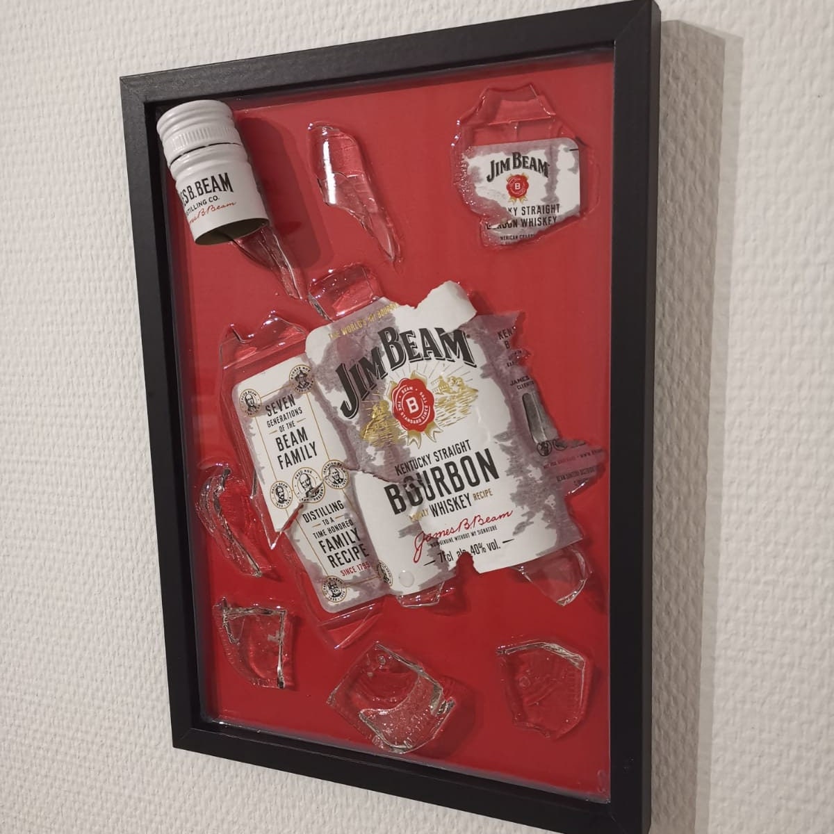 Zerbrochene Flasche