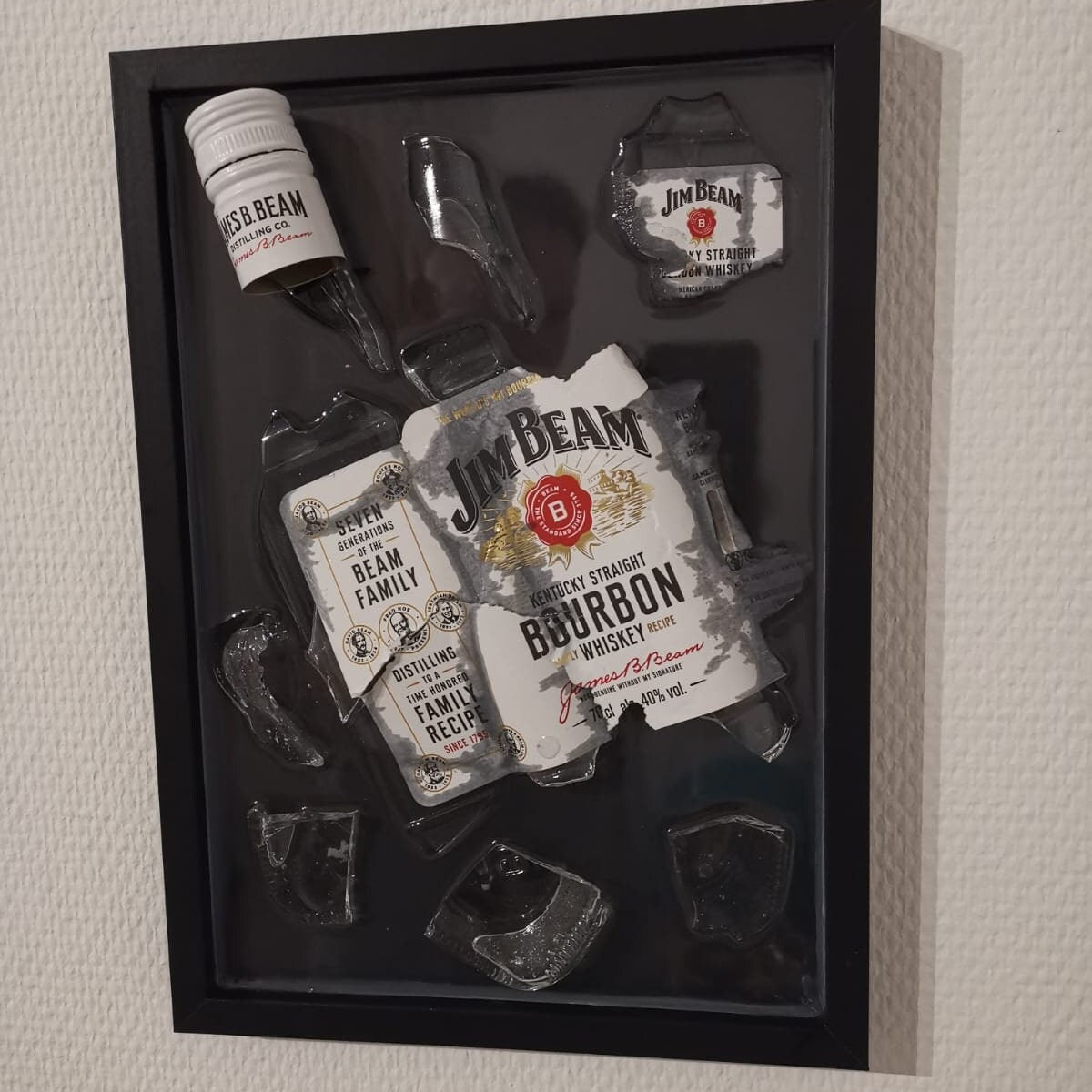 Zerbrochene Flasche