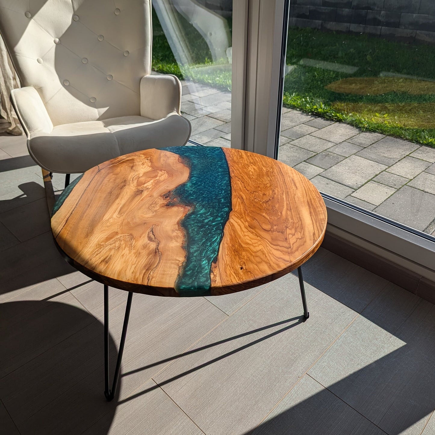Epoxid Couchtisch