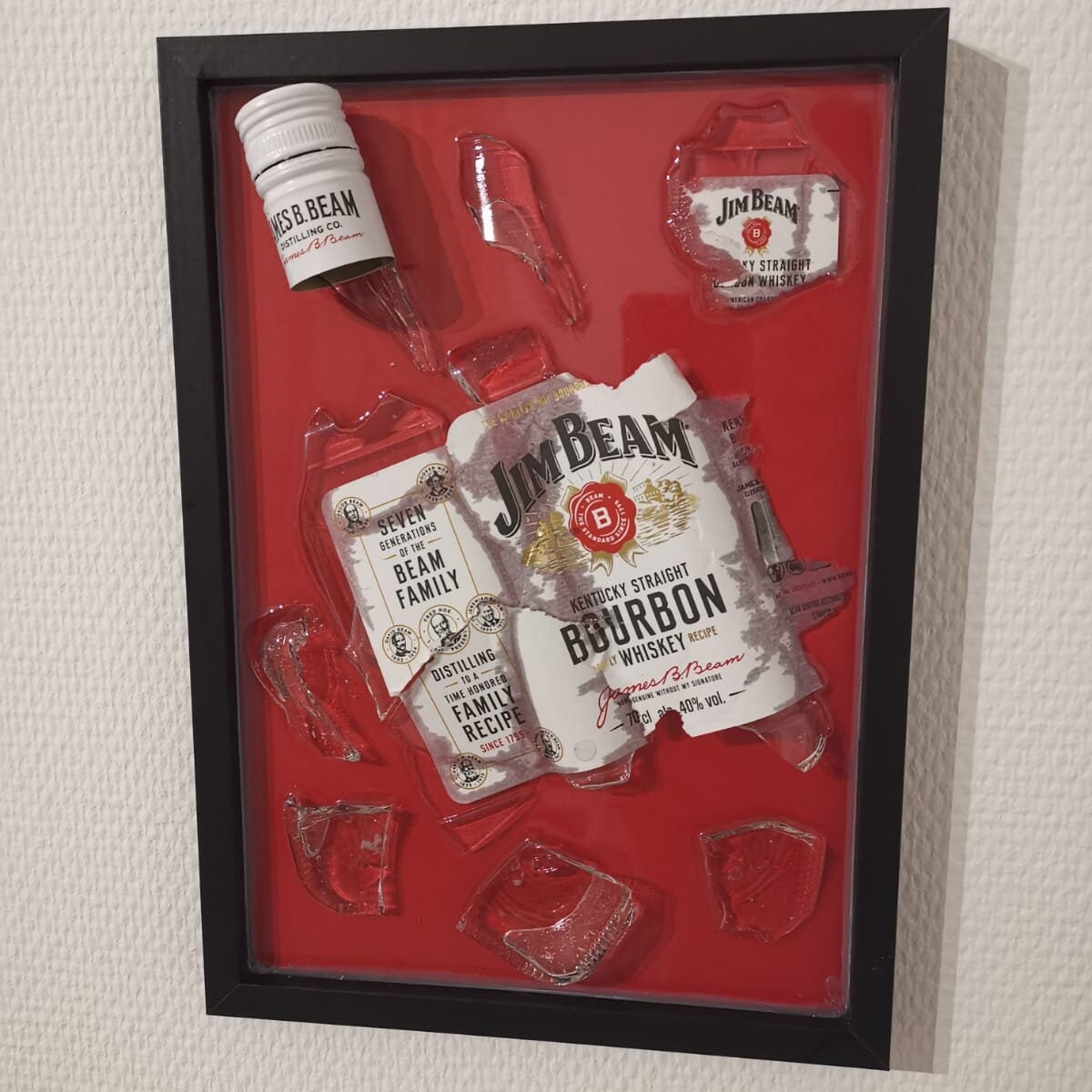 Zerbrochene Flasche
