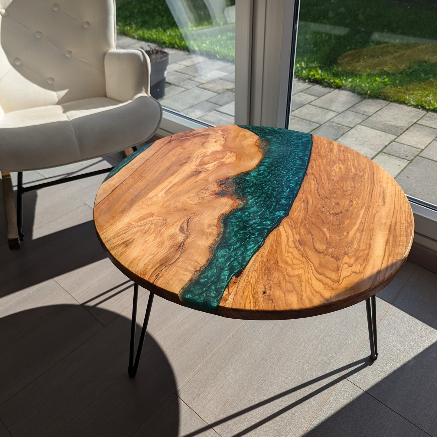 Epoxid Couchtisch