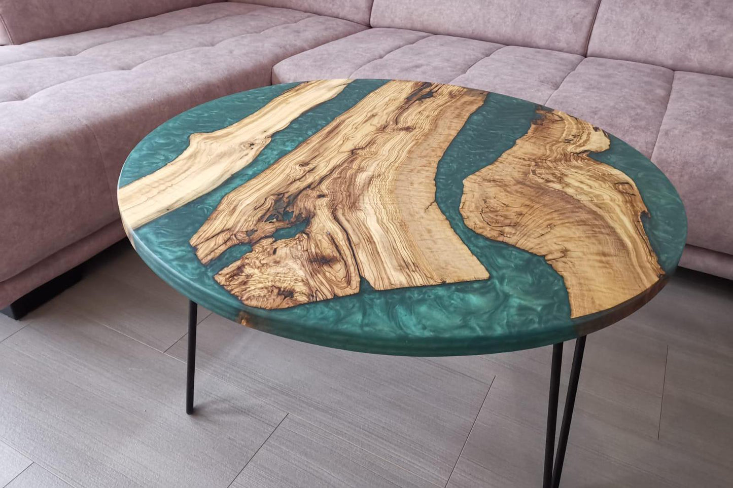 Epoxid Couchtisch