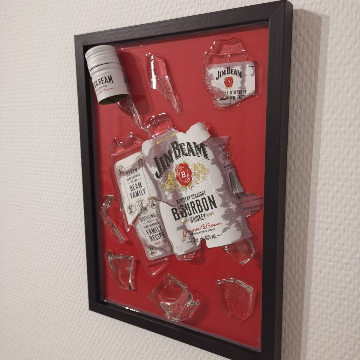 Zerbrochene Flasche
