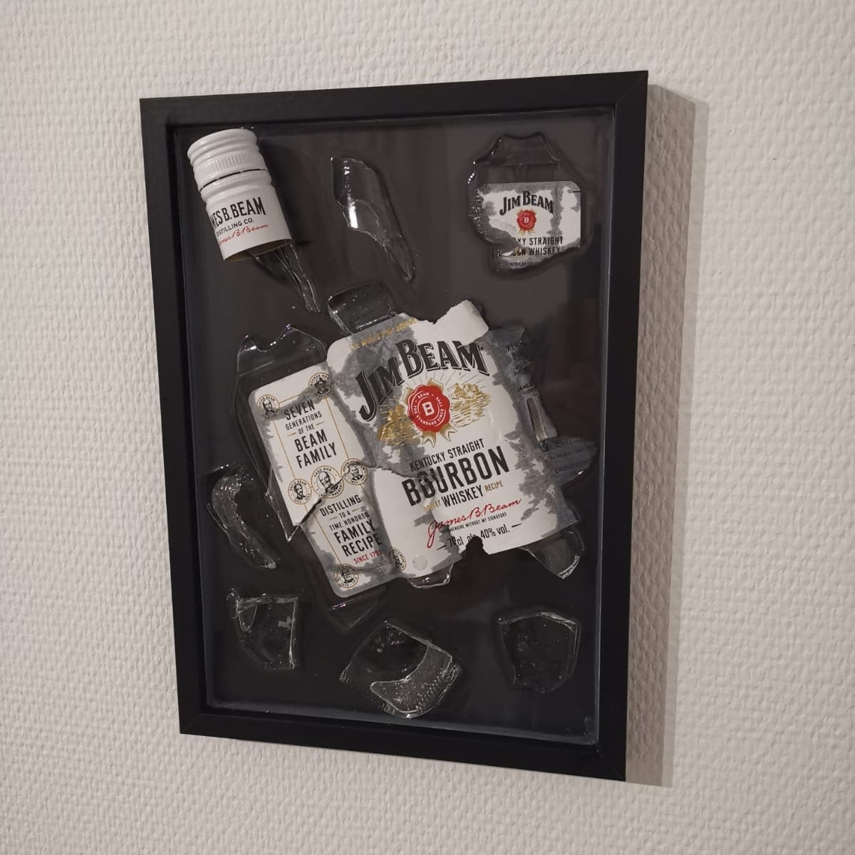 Zerbrochene Flasche