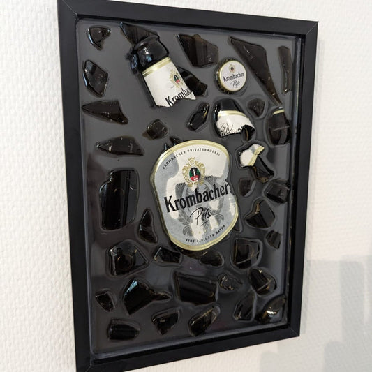 Krombacher Zerbrochene Flasche