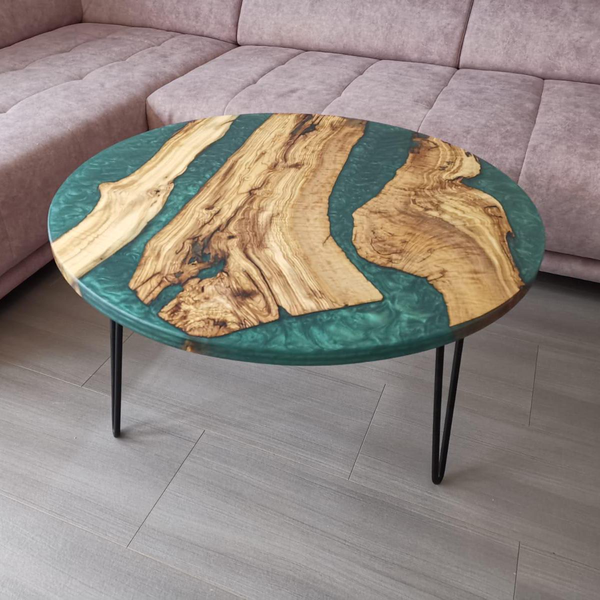 Epoxid Couchtisch