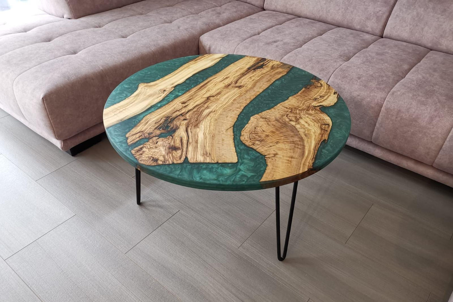 Epoxid Couchtisch