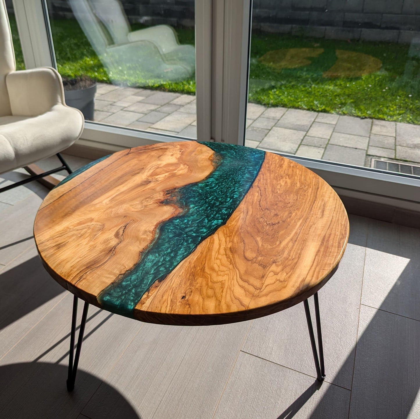 Epoxid Couchtisch