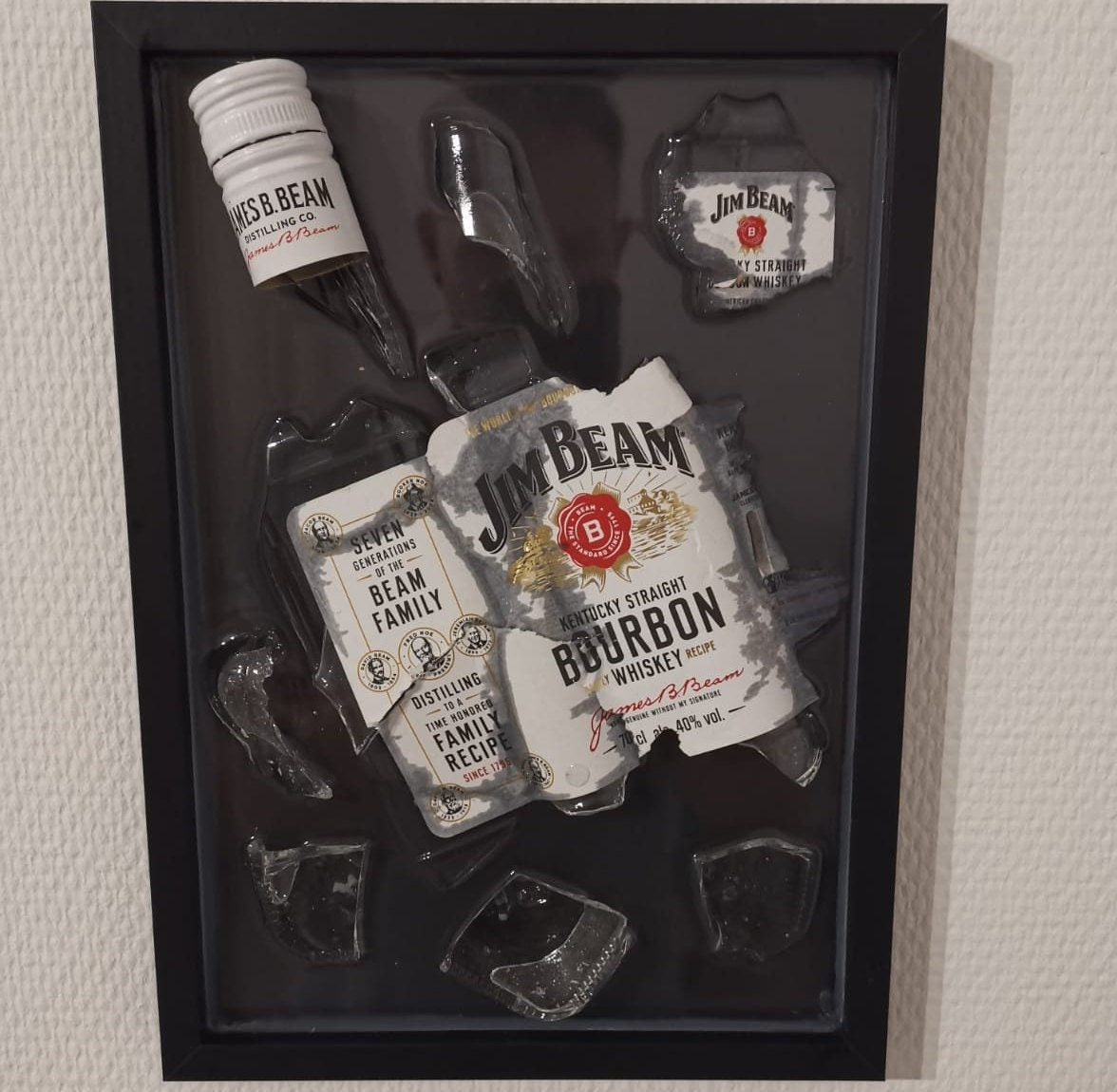 Zerbrochene Flasche
